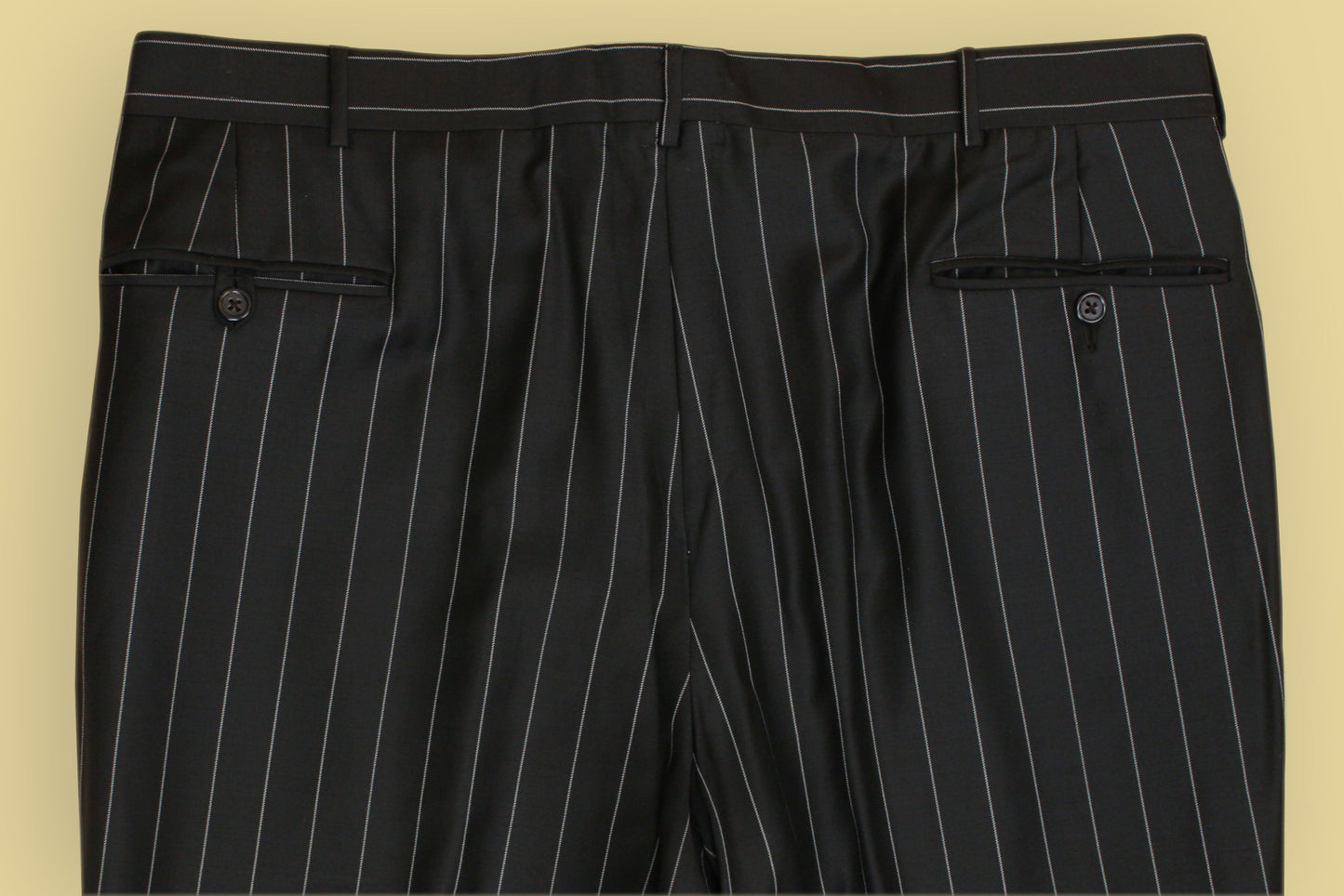 Polo Ralph Lauren Brown Chalk Stripe Wool Suit