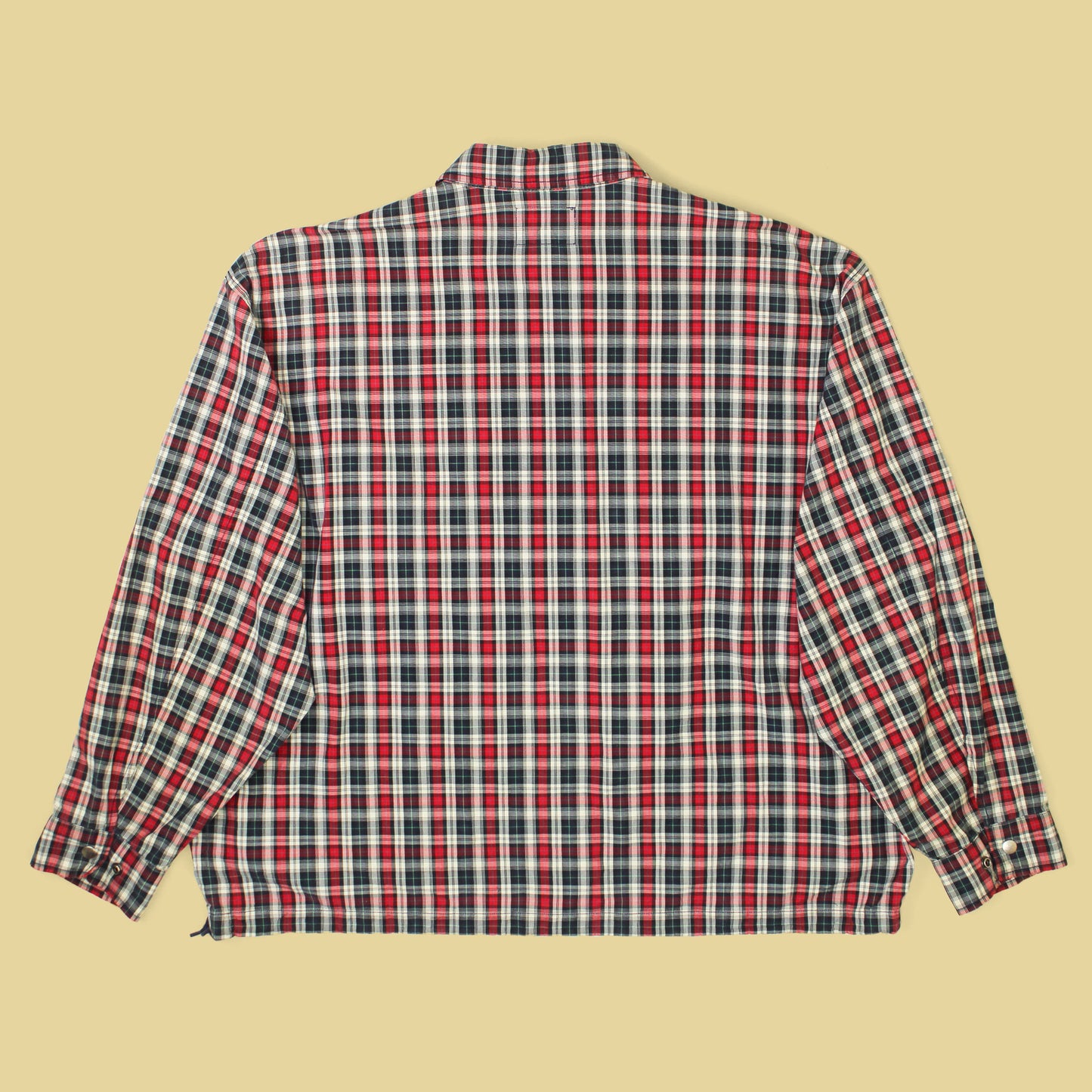 Vintage J. Crew Plaid Cotton Anorak Jacket