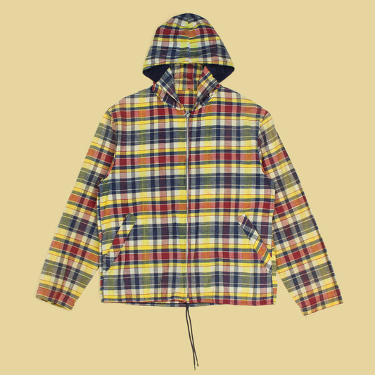 Vintage Madras Hooded Surf Jacket