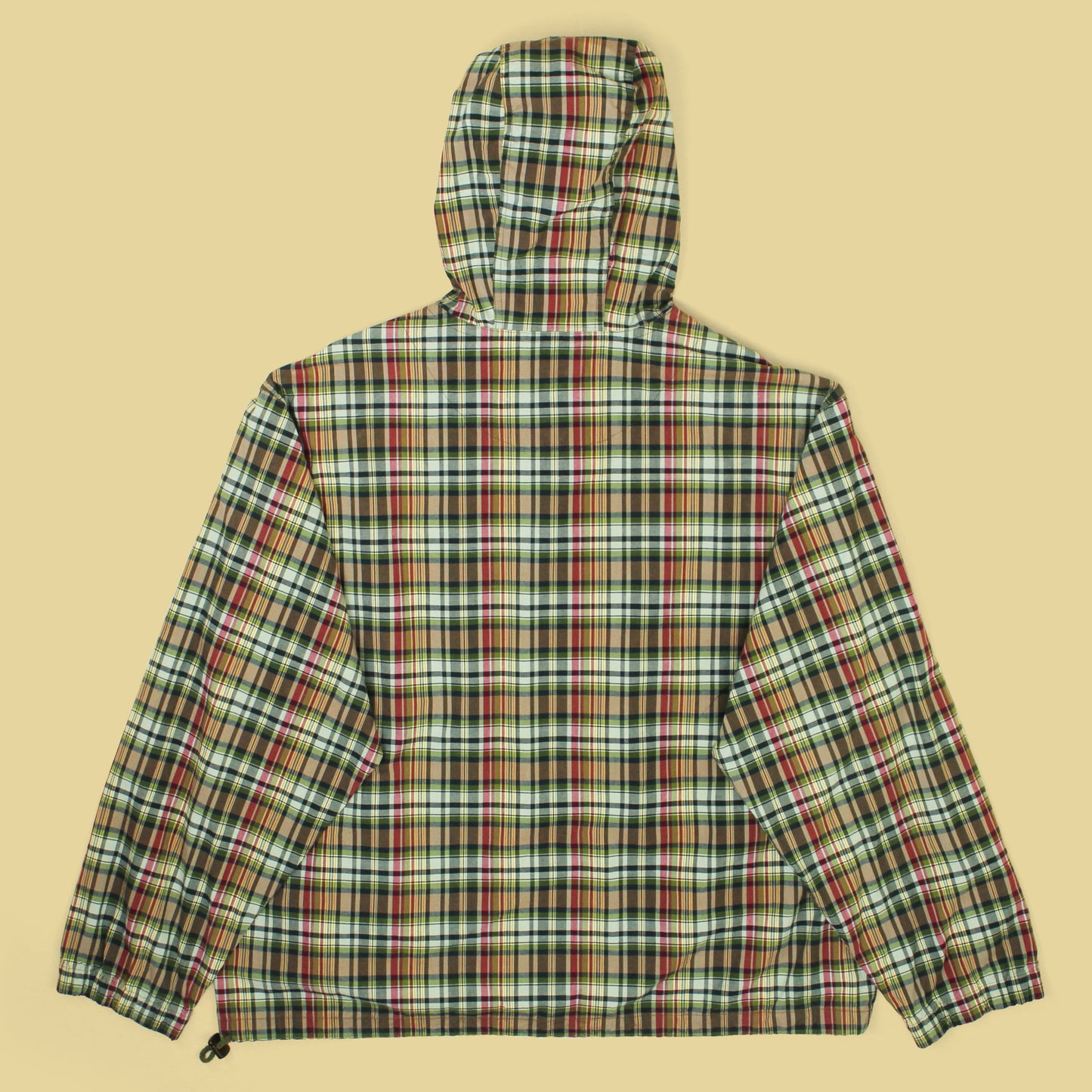 Vintage Eddie Bauer Madras Hooded Anorak Jacket