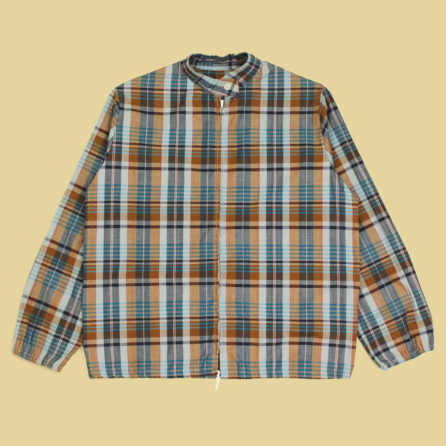 Vintage Madras Harrington Surf Jacket
