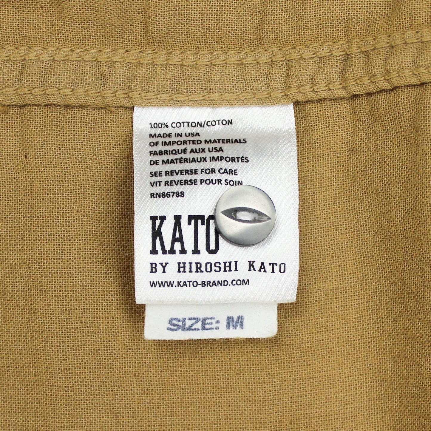 Hiroshi Kato Double-Layer Gauze Cotton The Wrench Short Sleeve Camp Collar Shirt
