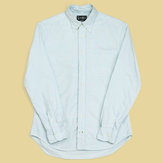 Gitman Vintage University Stripe Oxford Cloth Cotton Button-Down Shirt