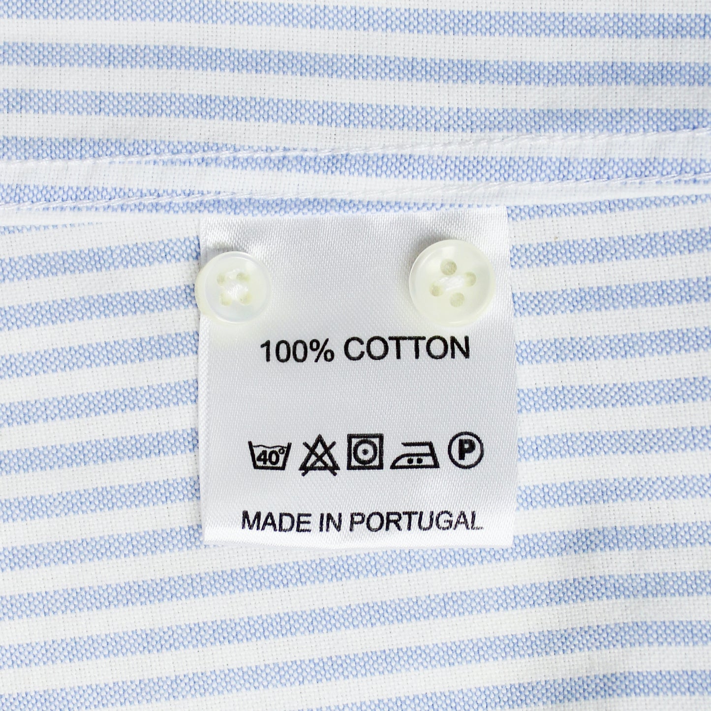 Berg & Berg Striped Oxford Cloth Cotton Button-Down Shirt