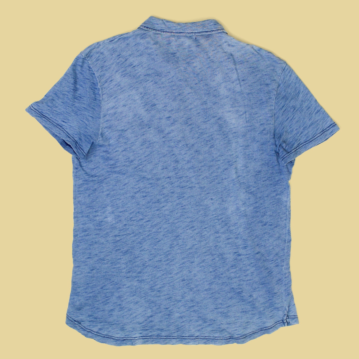 Oliver Spencer Indigo-Dyed Cotton Jersey Club Collar Polo Shirt