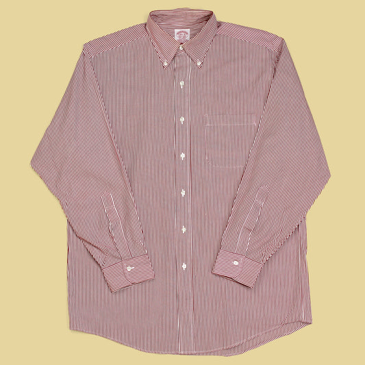 Brooks Brothers Bengal Stripe Cotton Button-Down Shirt