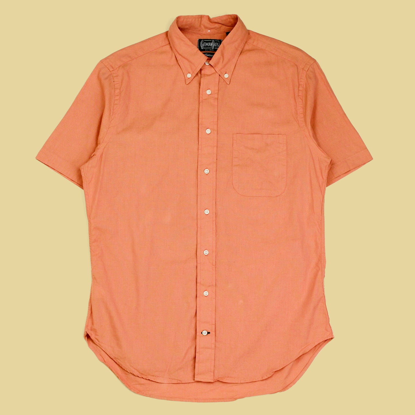 Gitman Vintage Cotton Short Sleeve Button-Down Shirt