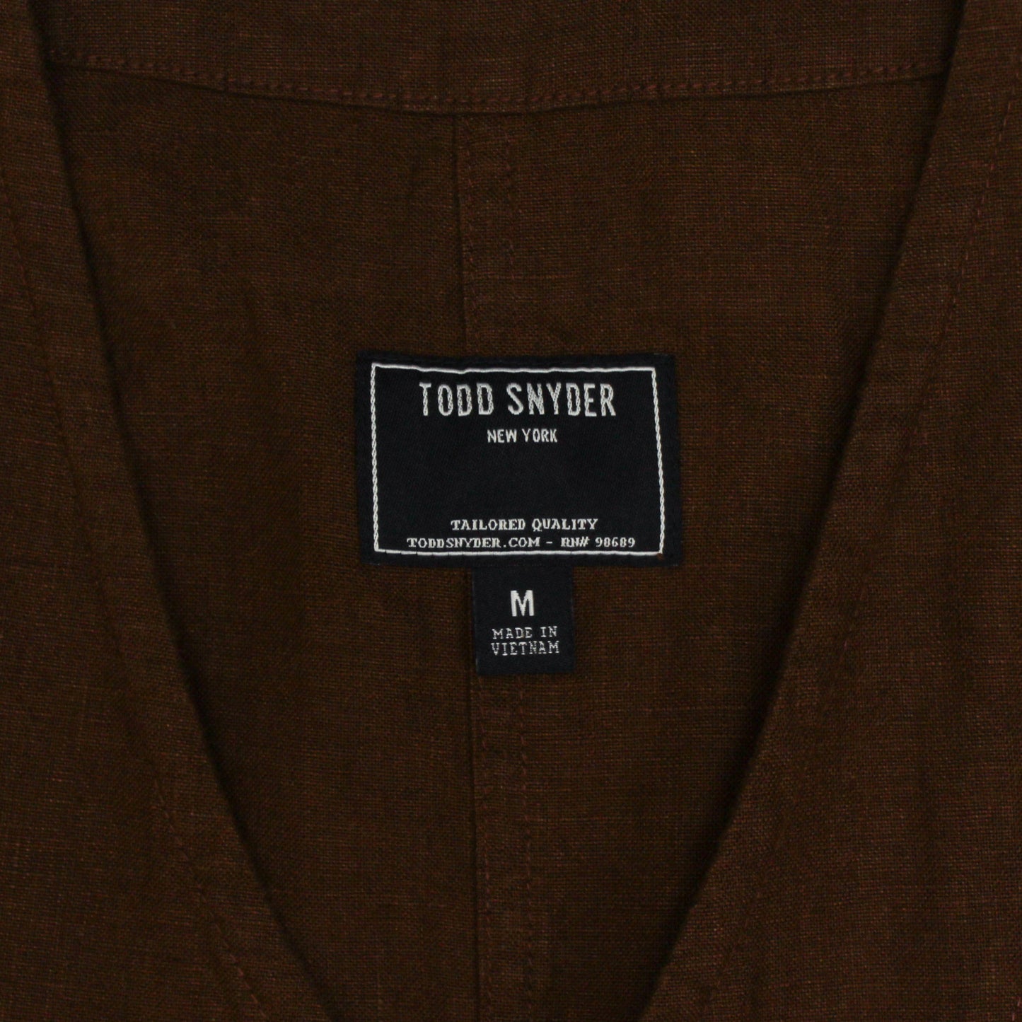 Todd Snyder Linen Vest