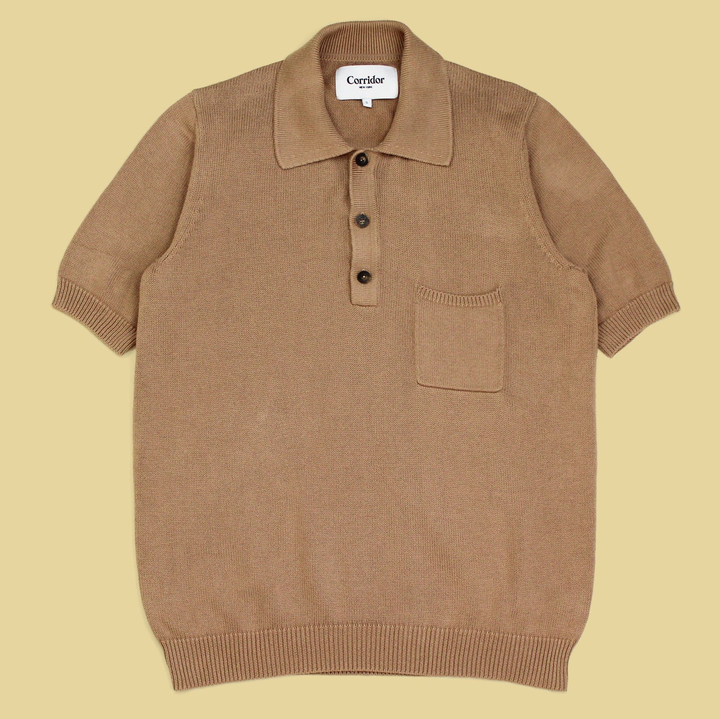 Corridor Cotton Knit Polo Shirt