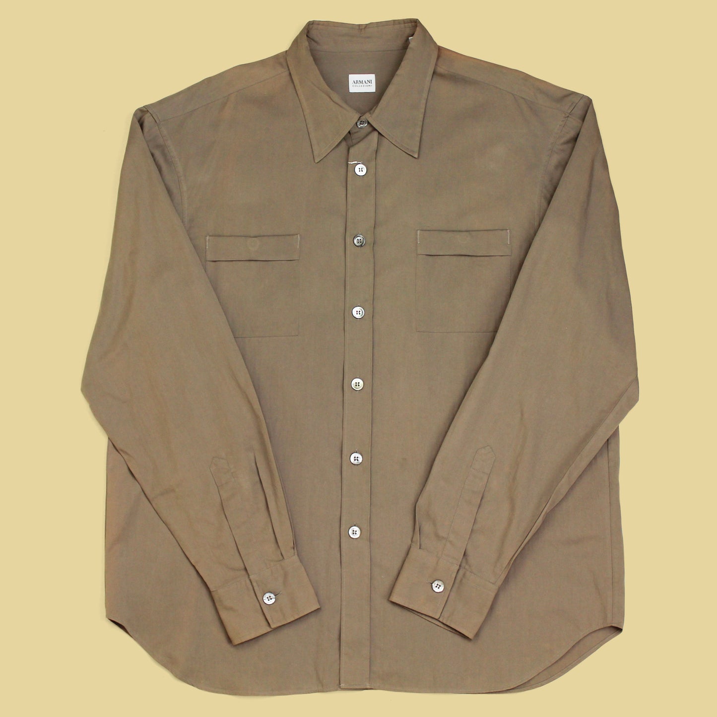 Armani Collezioni Cotton Button-Up Shirt