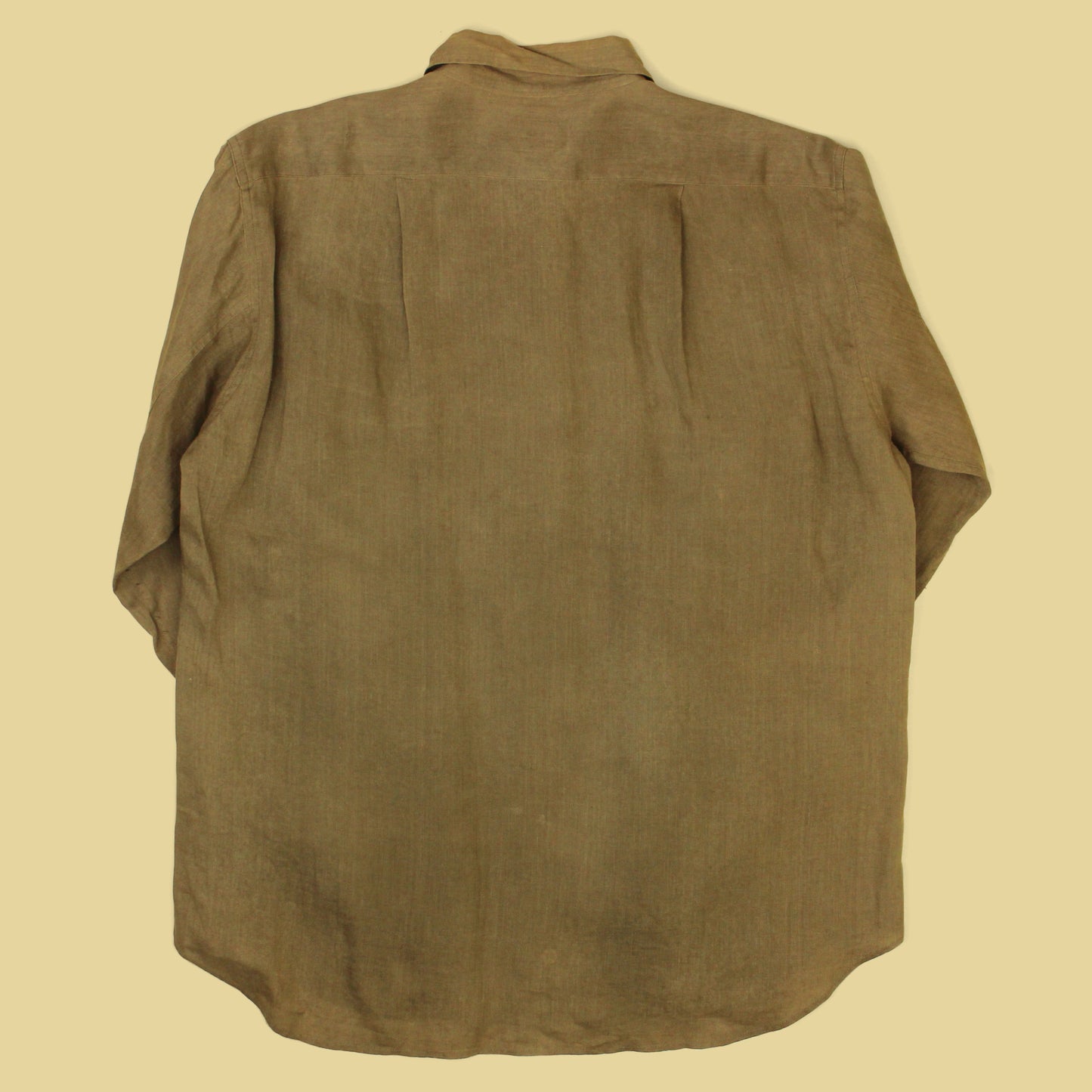 Vintage Agnes B. Linen Button-Up Shirt