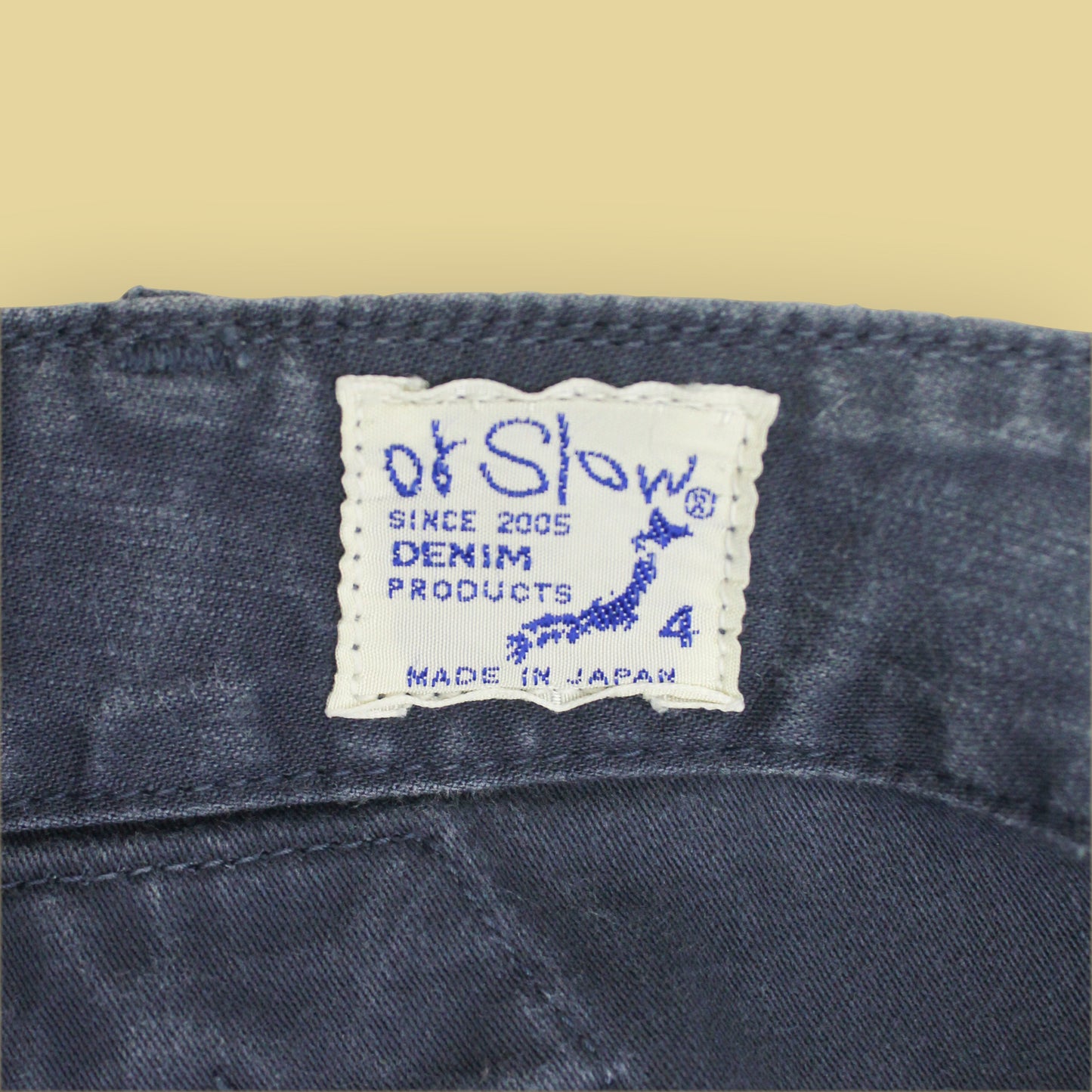 OrSlow Reverse Sateen Cotton Buckle Back Fatigue Pants