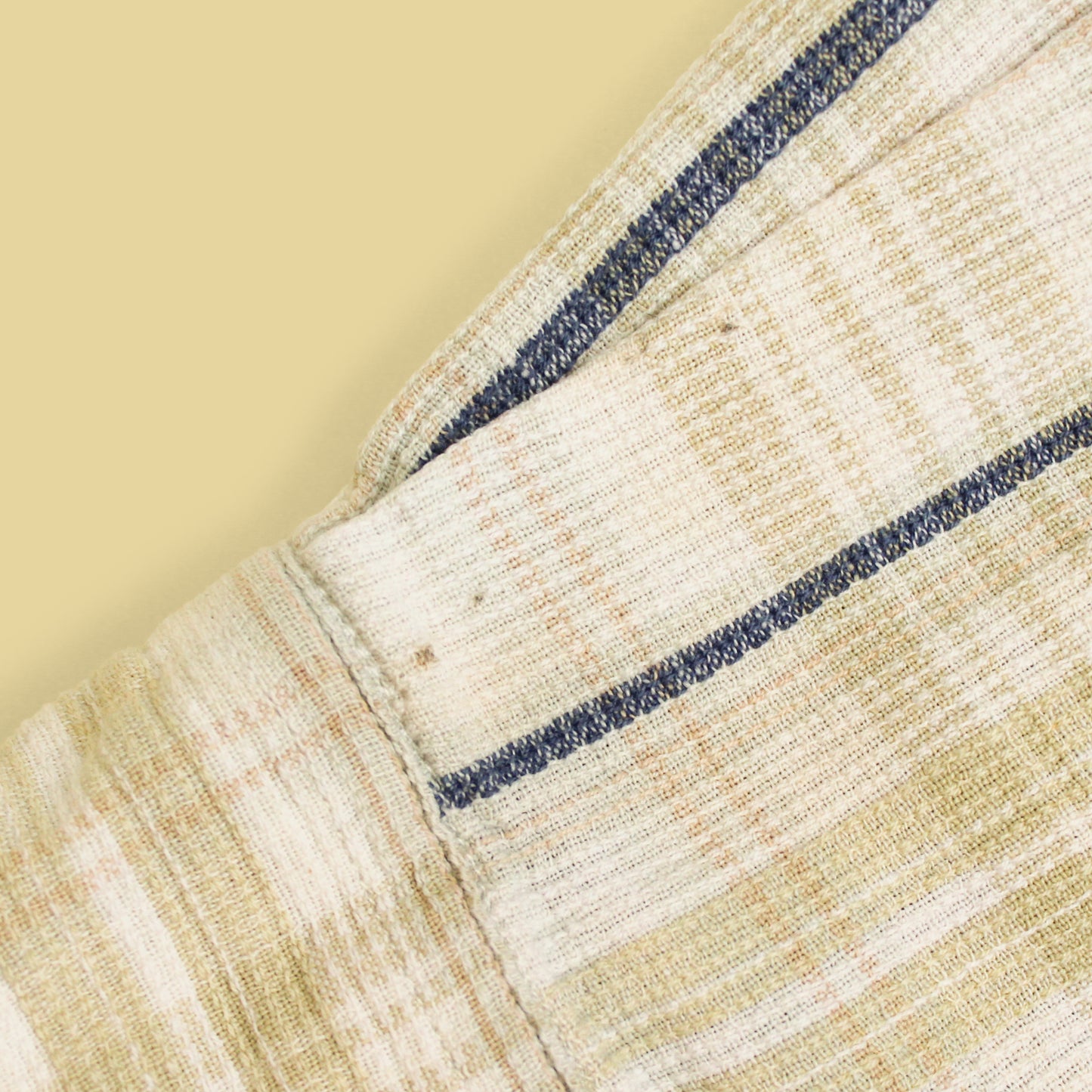 Vintage L.L. Bean Plaid Textured Cotton Work Shirt