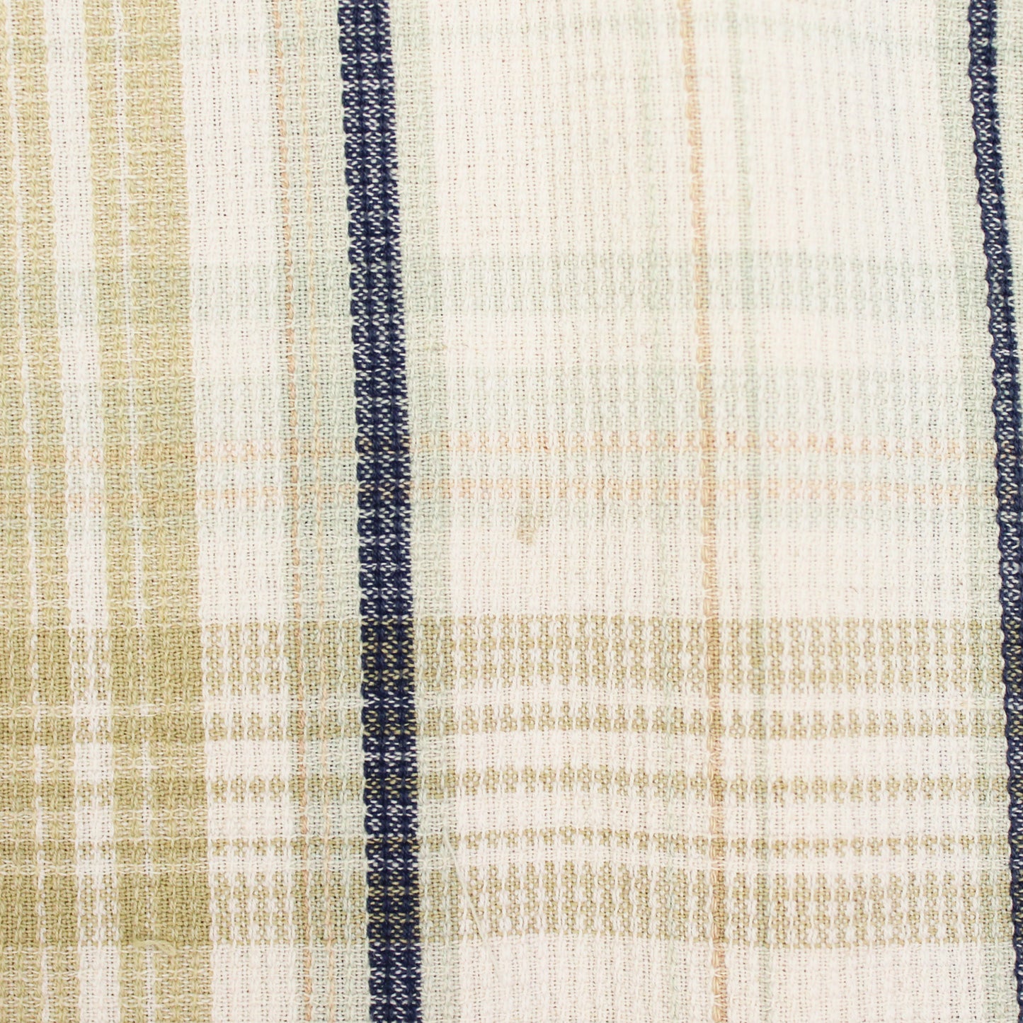 Vintage L.L. Bean Plaid Textured Cotton Work Shirt