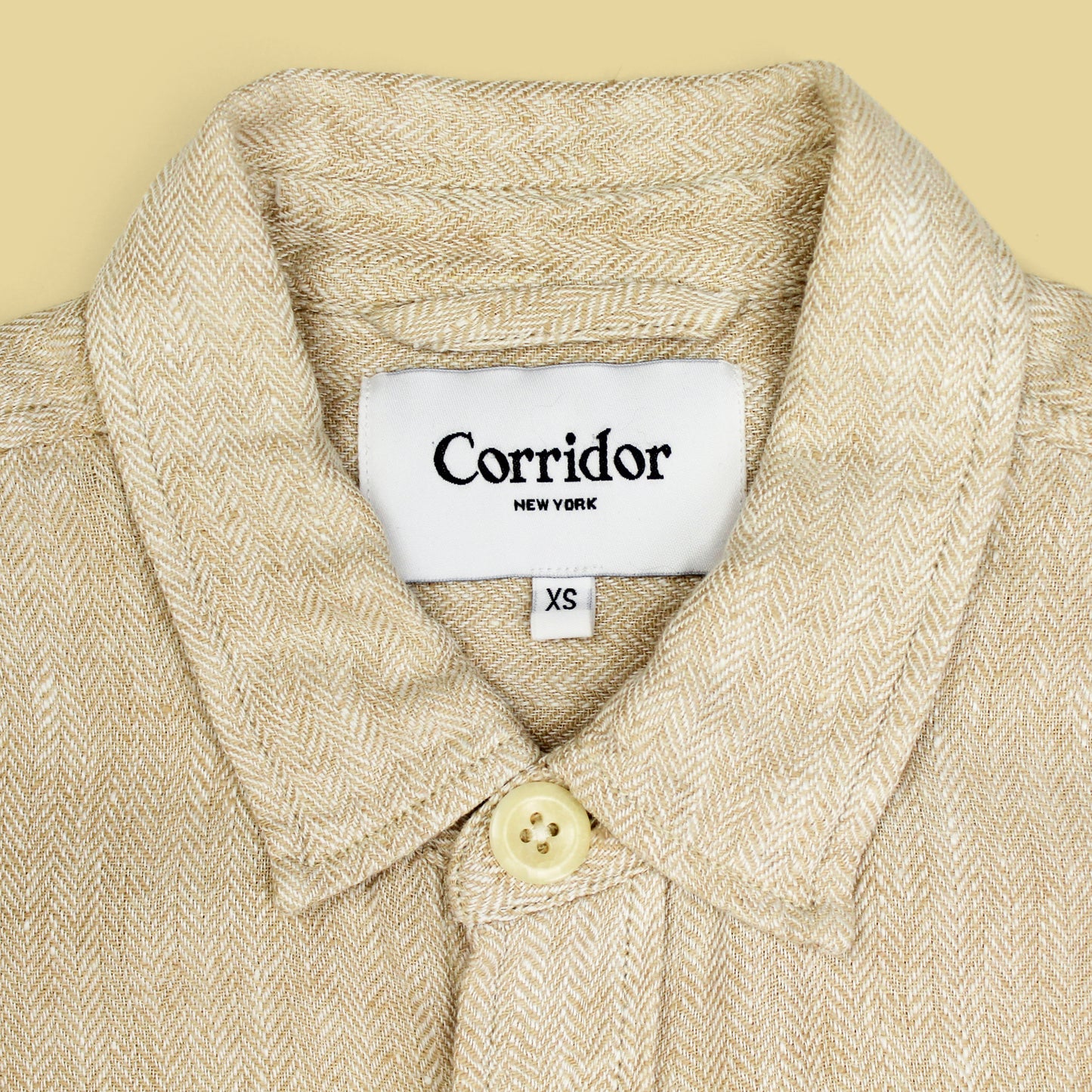 Corridor Herringbone Linen Chore Coat